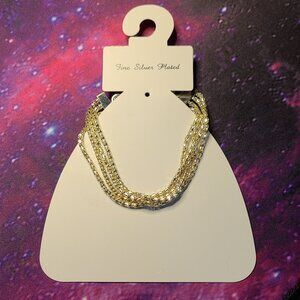 NWT Fine Silver Plated Bracelet.